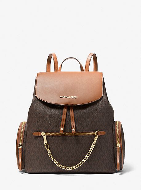 michael kors jet set backpack men|jet set large logo backpack.